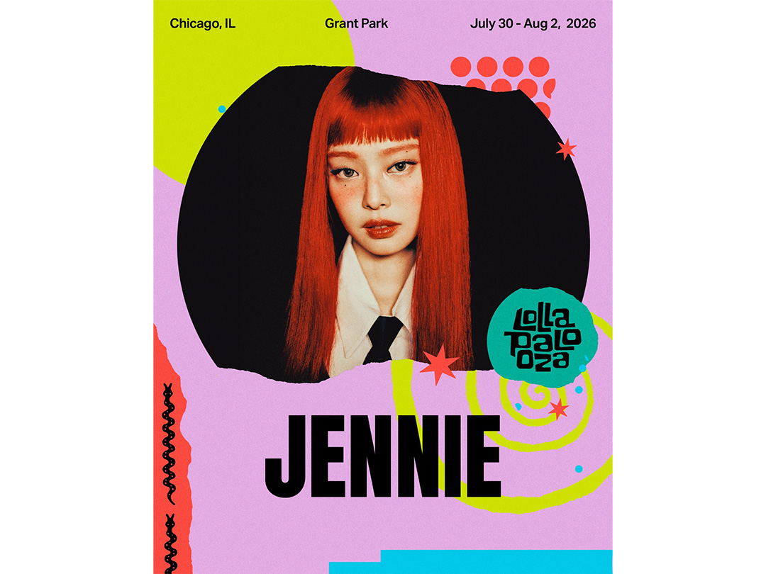 JENNIE to Perform at Lollapalooza 2026 in Chicago