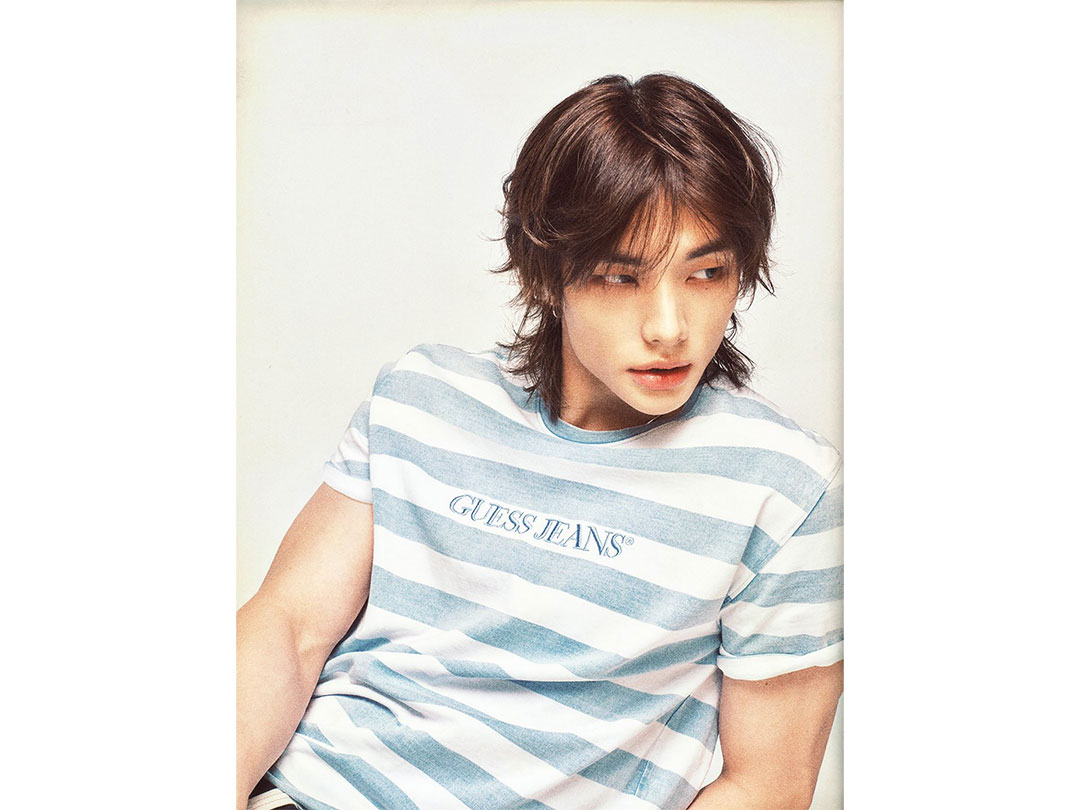 Hyunjin of Stray Kids for GUESS JEANS Campaign