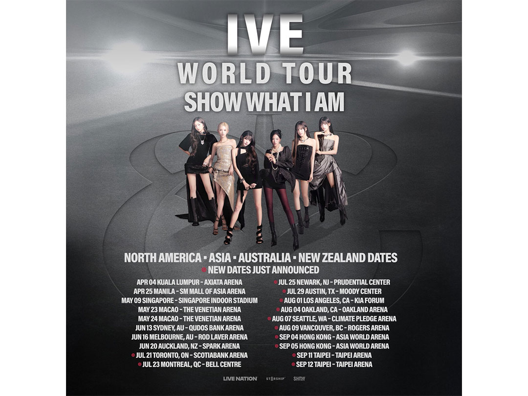 IVE 2026 North America Tour Dates: SHOW WHAT I AM