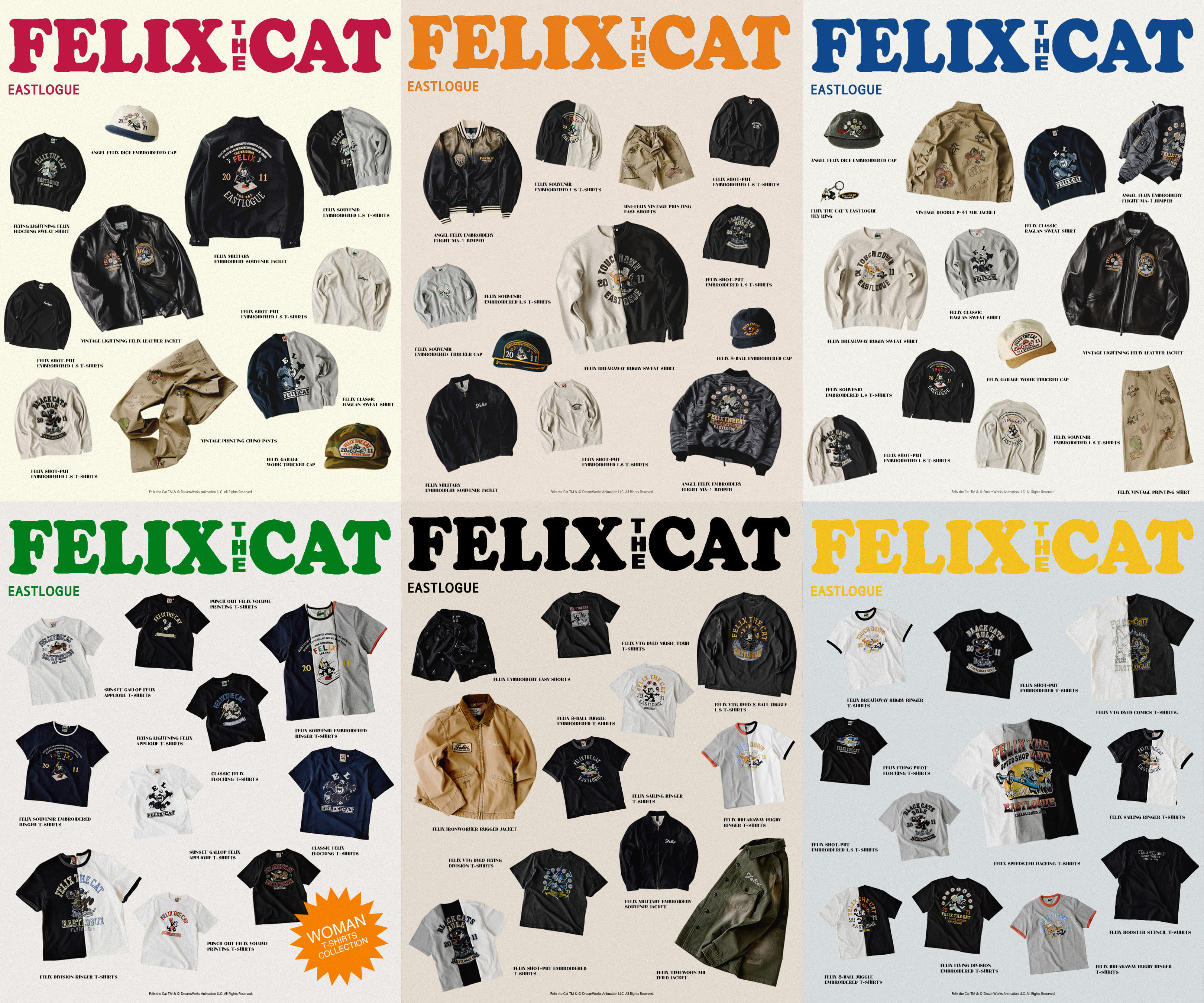 EASTLOGUE X FELIX THE CAT COLLABORATION ARCHIVE